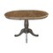 International Concepts Round 36 in Rd Extension Dining table, 4 RTA chairs, Hickory/Washed Coal, 36 W, 48 L, 29.3 in H, Wood K45-36RXT-C10-4 - alternate 2